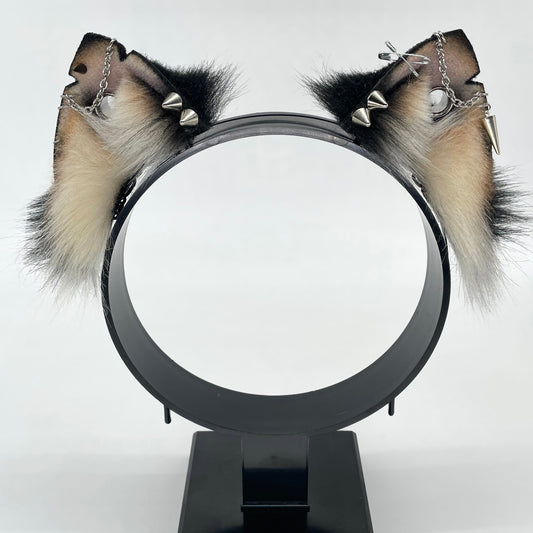Punk Kitten Ears- Black & Tan