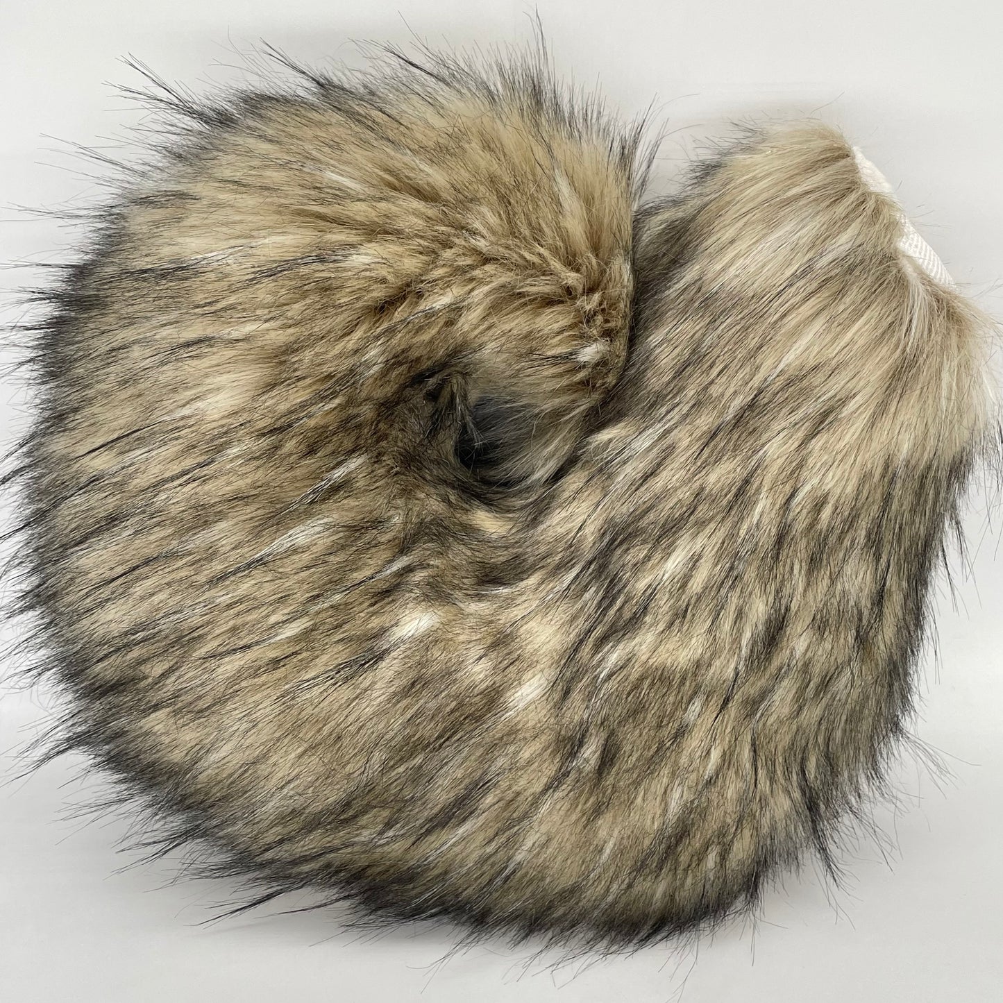 Brown Curled Canine Tail