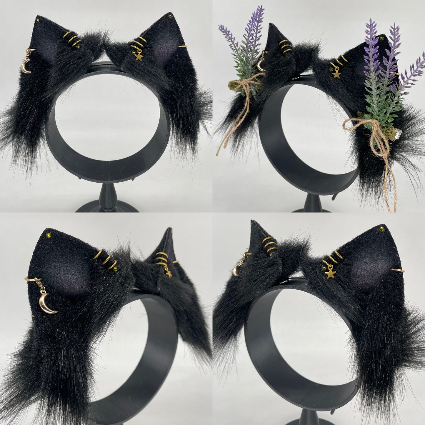 Witch’s Familiars- Black Cat set