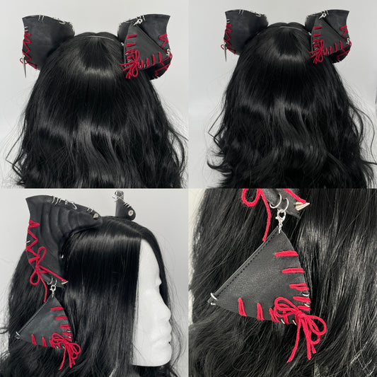 Leather & Laced -Crypt Bat Ears