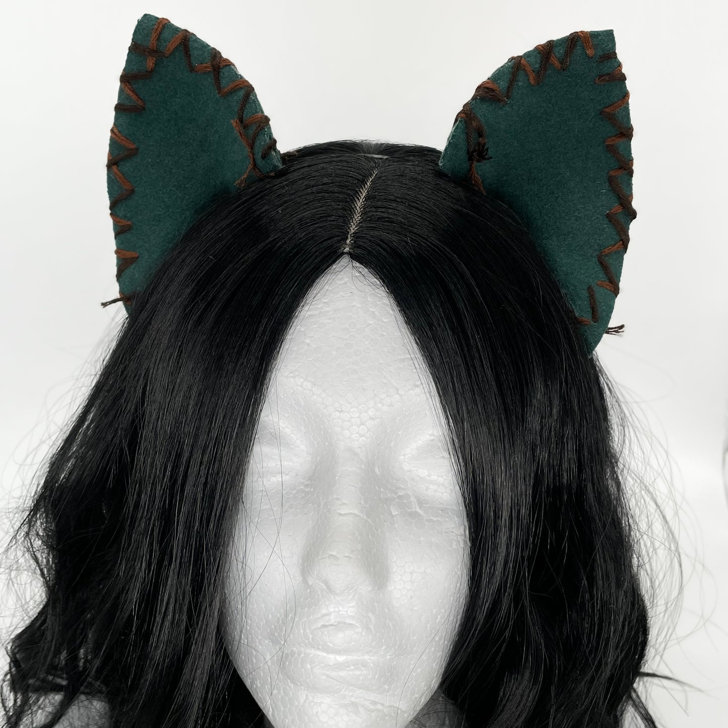 Stitched Up Wool Cat Ears