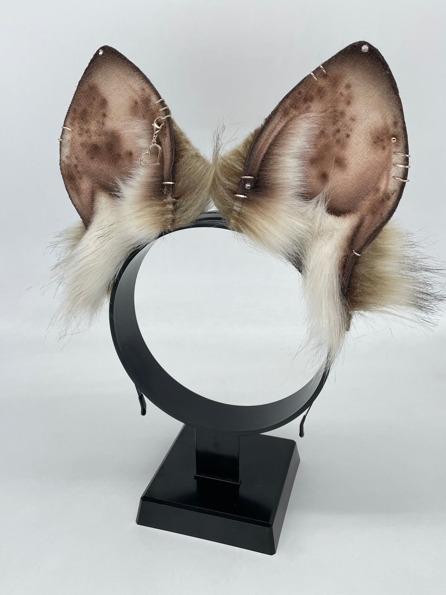 Toffee & Cream Spotted Bunny Ears