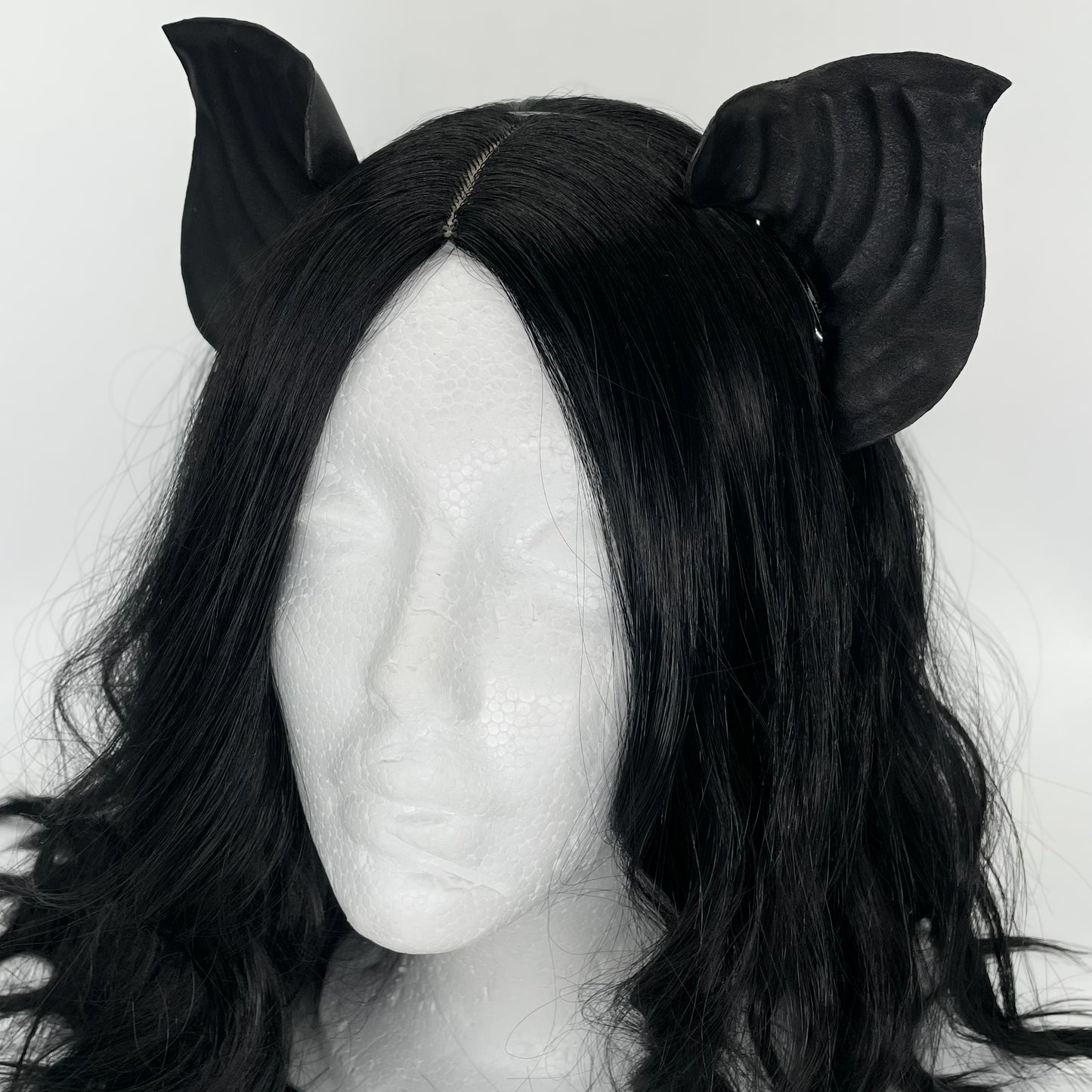 Black Crypt Bat Ears (Faux leather)