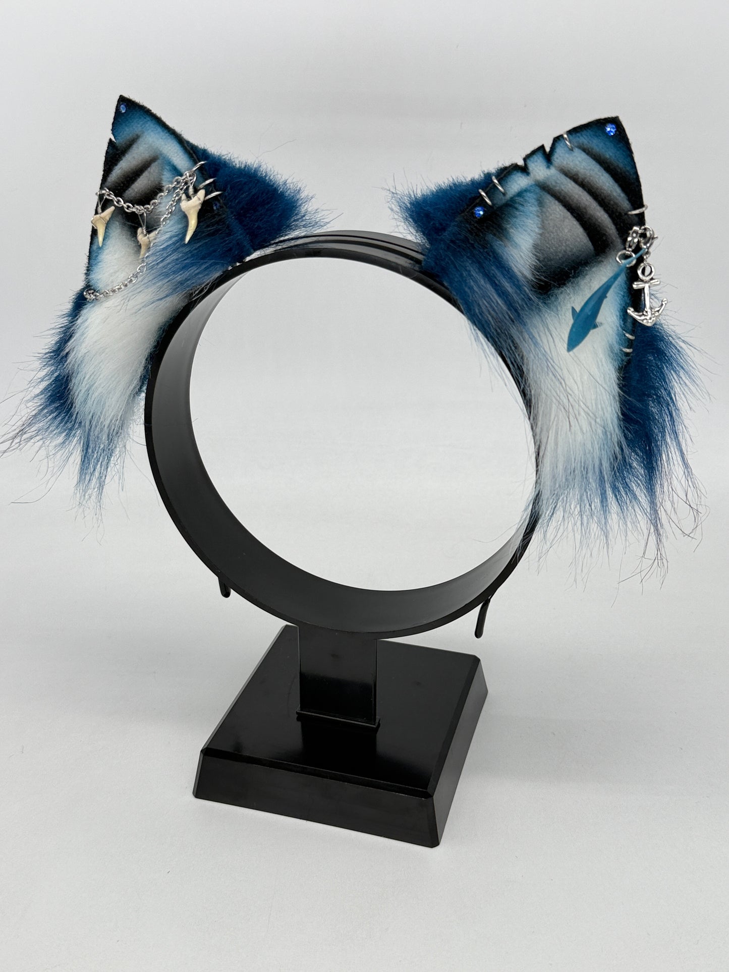 Blue Shark Ears (Fox kit shape)