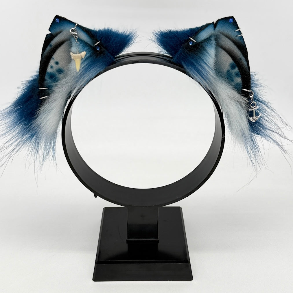 Blue Shark Ears (Kitten shape)