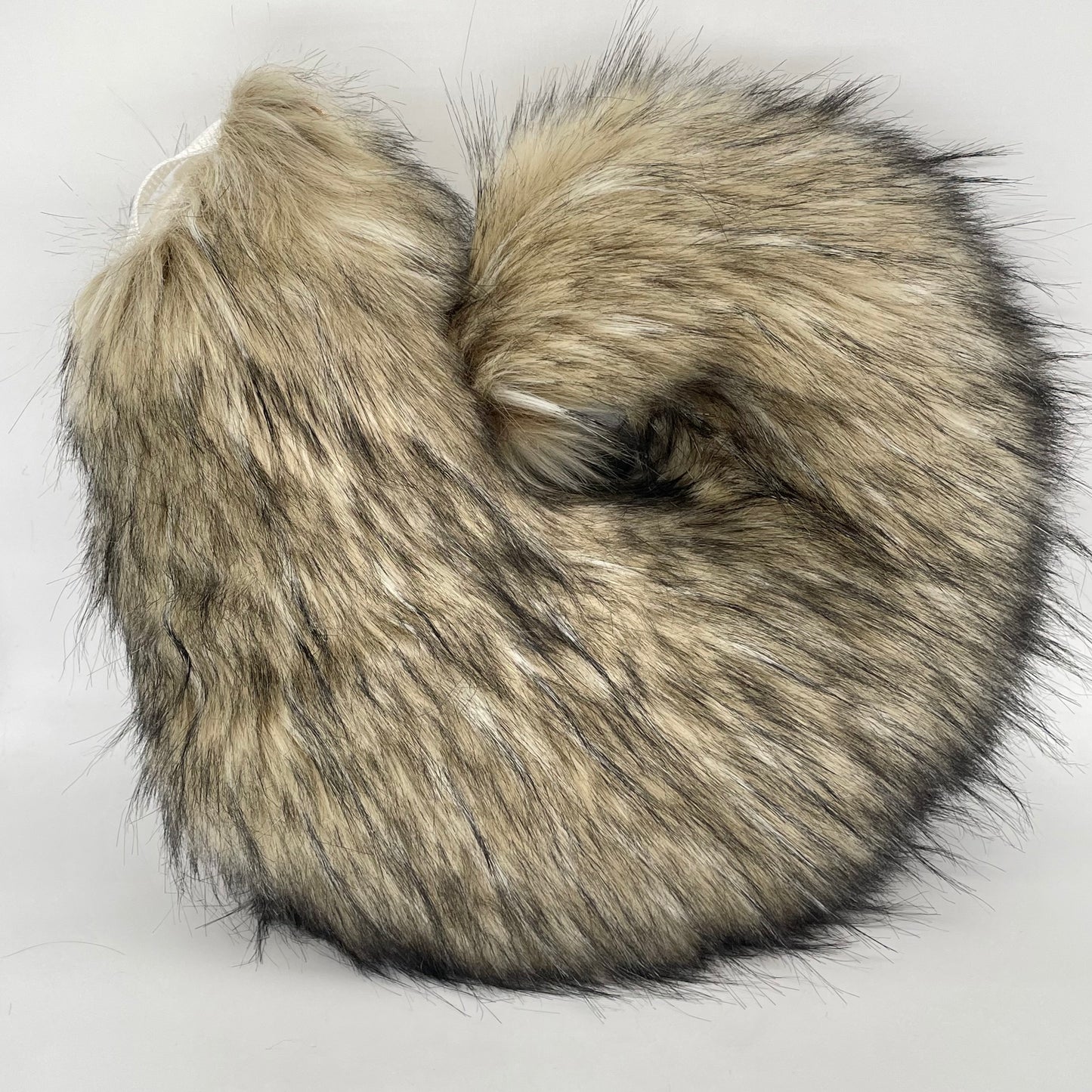 Brown Curled Canine Tail