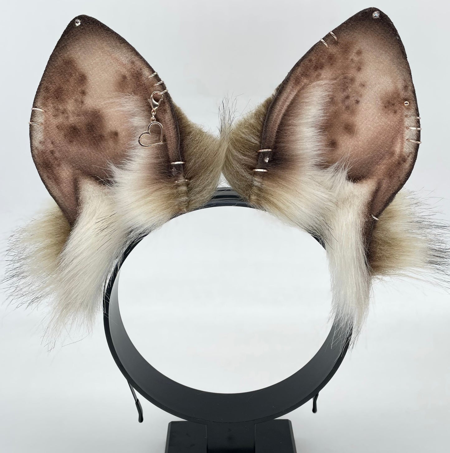 Toffee & Cream Spotted Bunny Ears