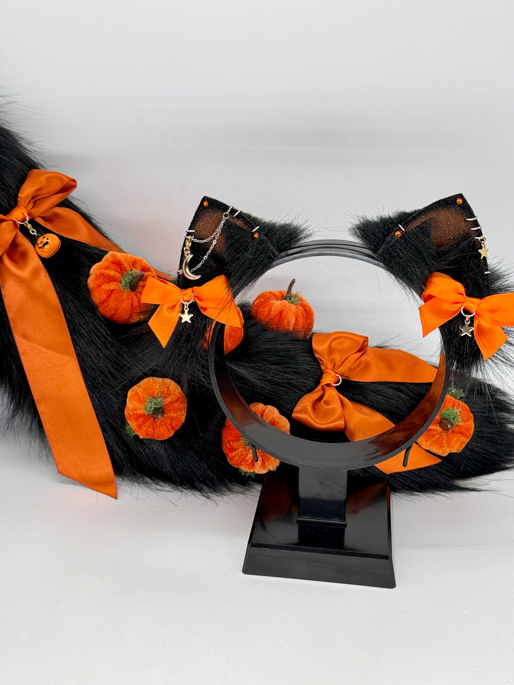 Halloweentown’s Little Familiar- Kitten Ear & Tail Set
