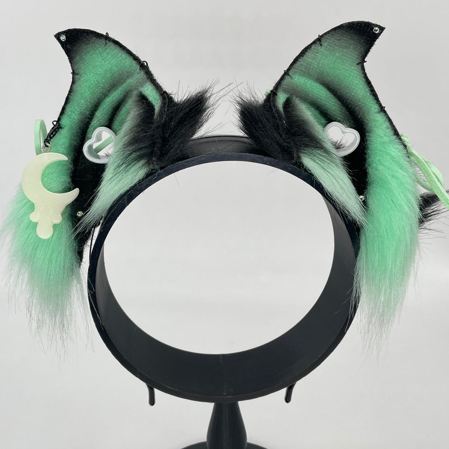 Corset Baby Bat ears- Mint & Black