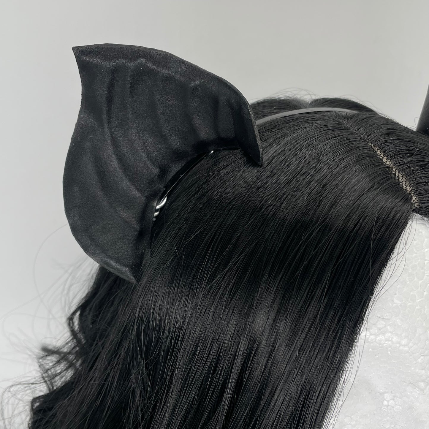 Black Crypt Bat Ears (Faux leather)