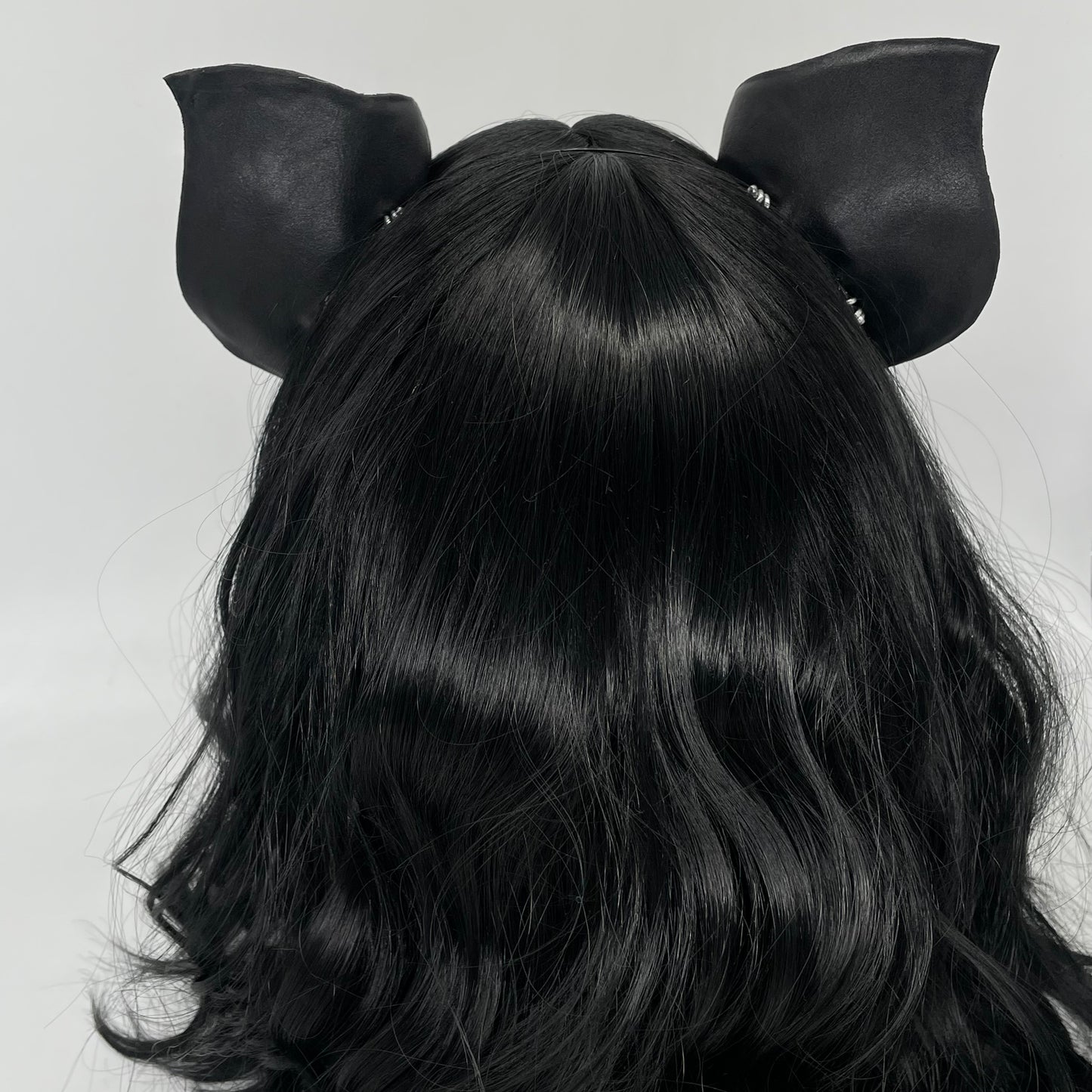 Black Crypt Bat Ears (Faux leather)