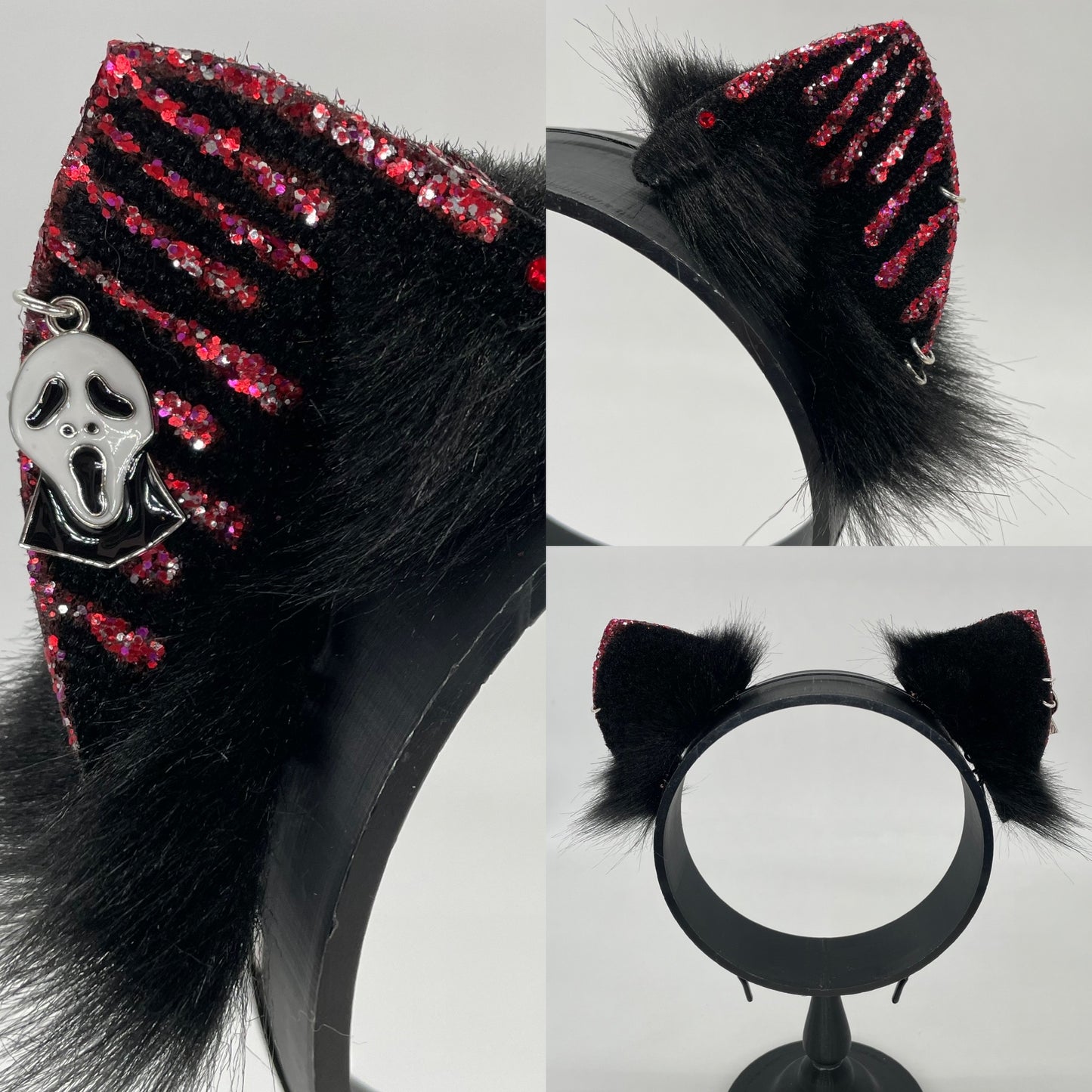 Glitter Slasher Kitten ears