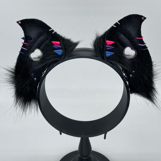 Bi Pride Baby Bat ears