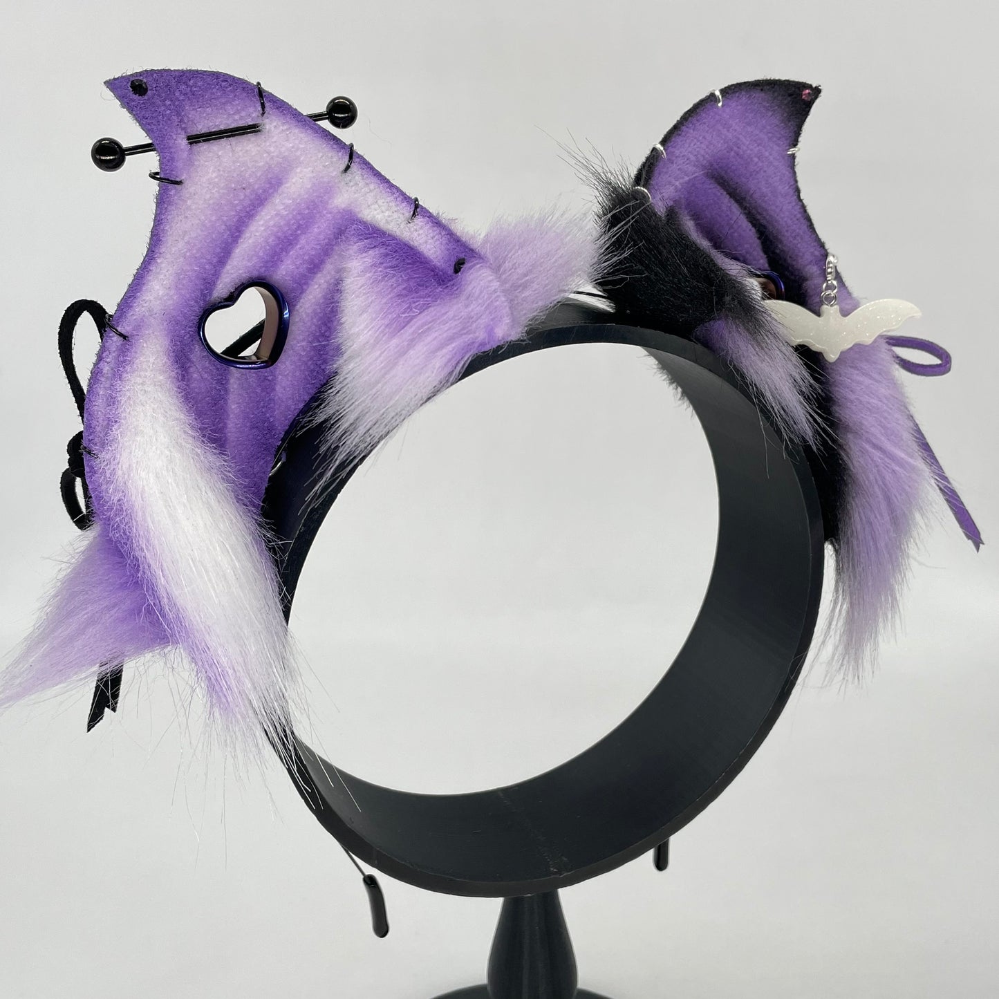 Corset Baby Bat ears- Lavender Pastel Goth