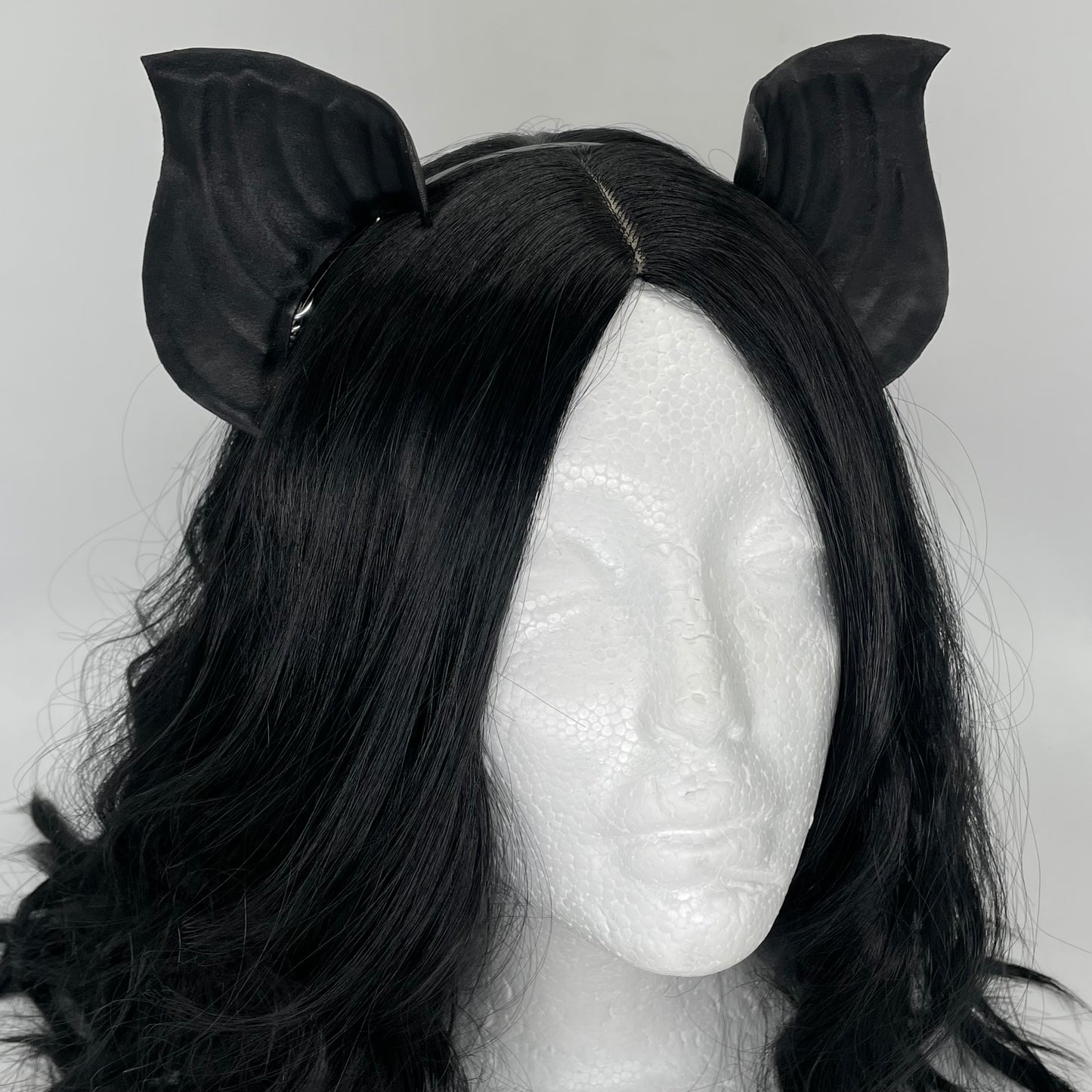Black Crypt Bat Ears (Faux leather)
