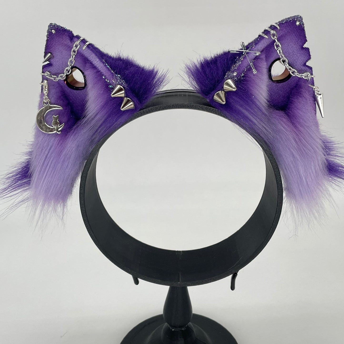 Punk Cat ears-Lavender & Purple