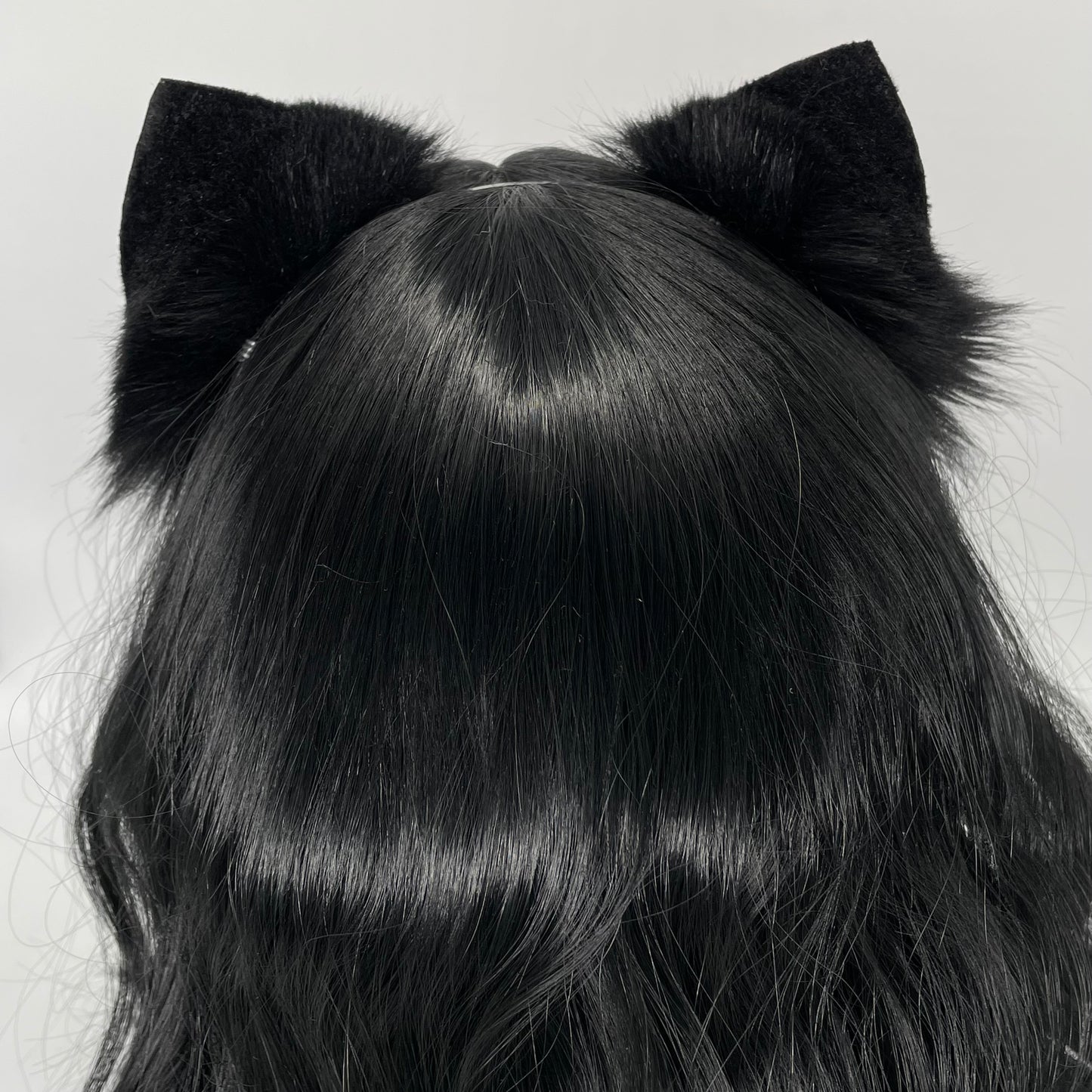 Halloween Glitter Kitten Ears (Pleather & Fur)