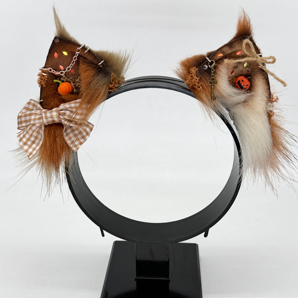 Pumpkin Patch Critters- Maine Coon Kitten Ears