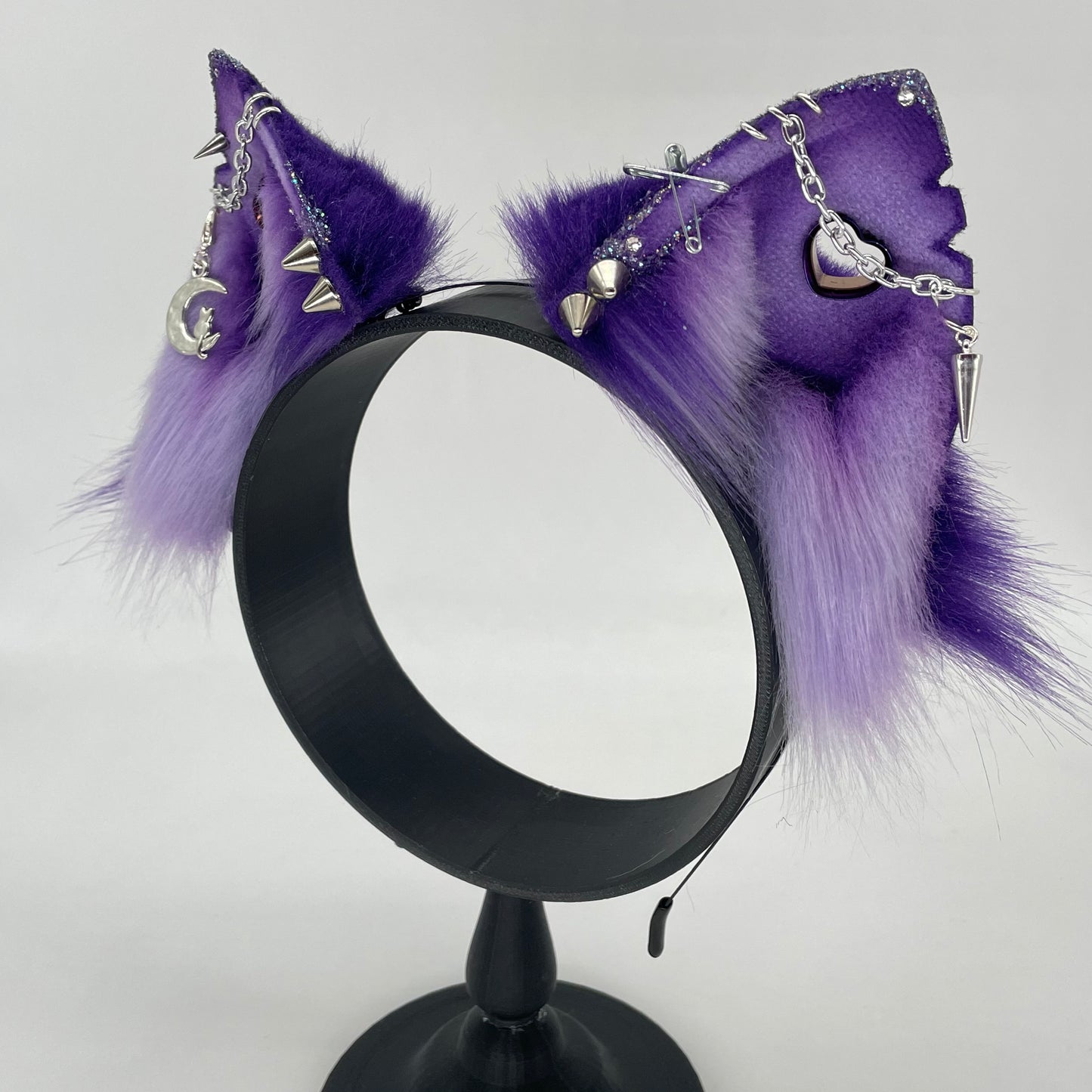 Punk Cat ears-Lavender & Purple