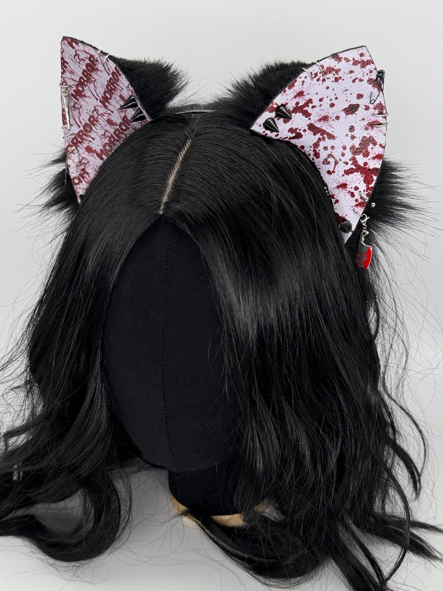 Horror Cat Ears (Faux leather & fur)