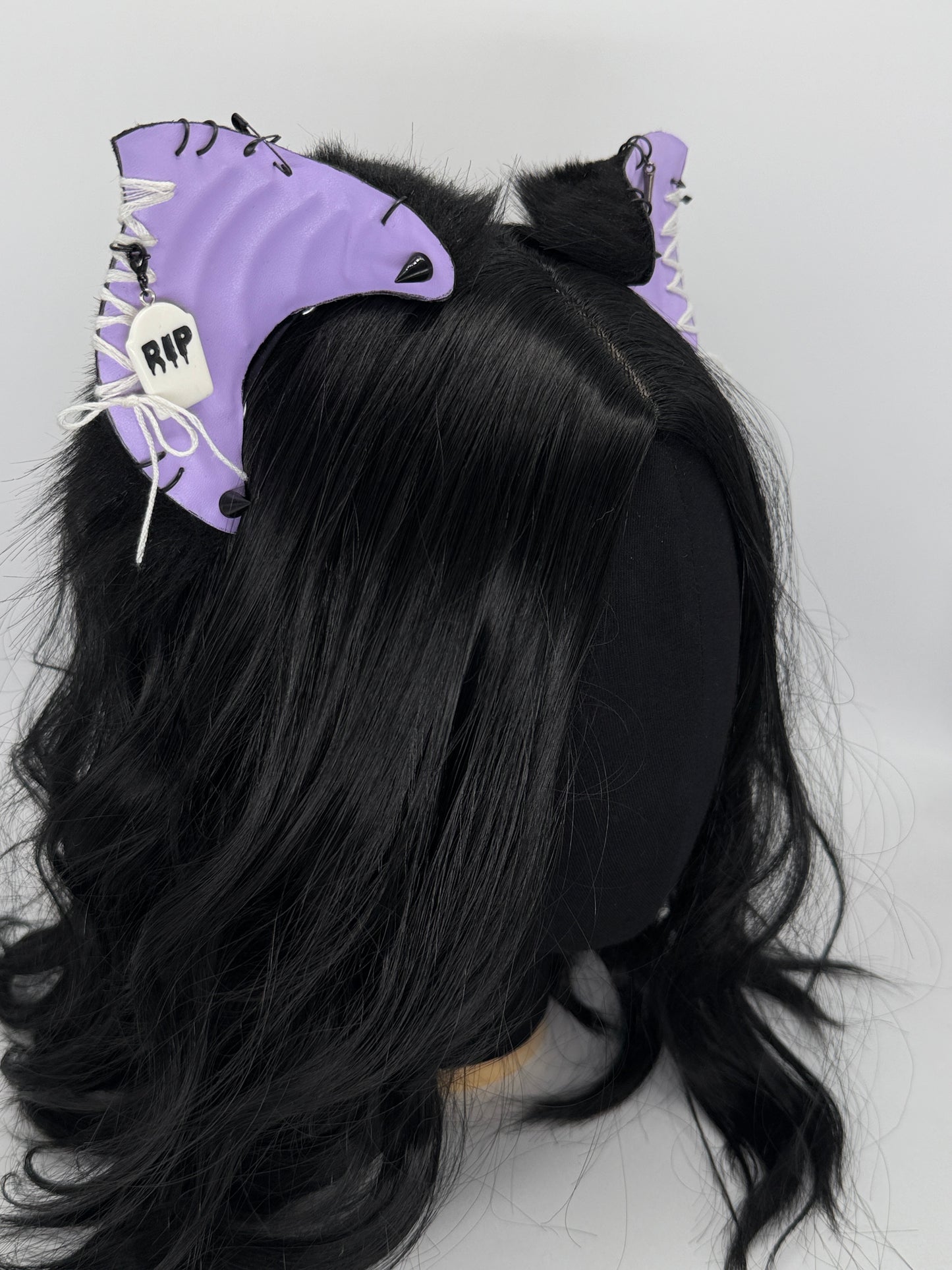 Leather & Laced -Pastel Goth Crypt Bat Ears