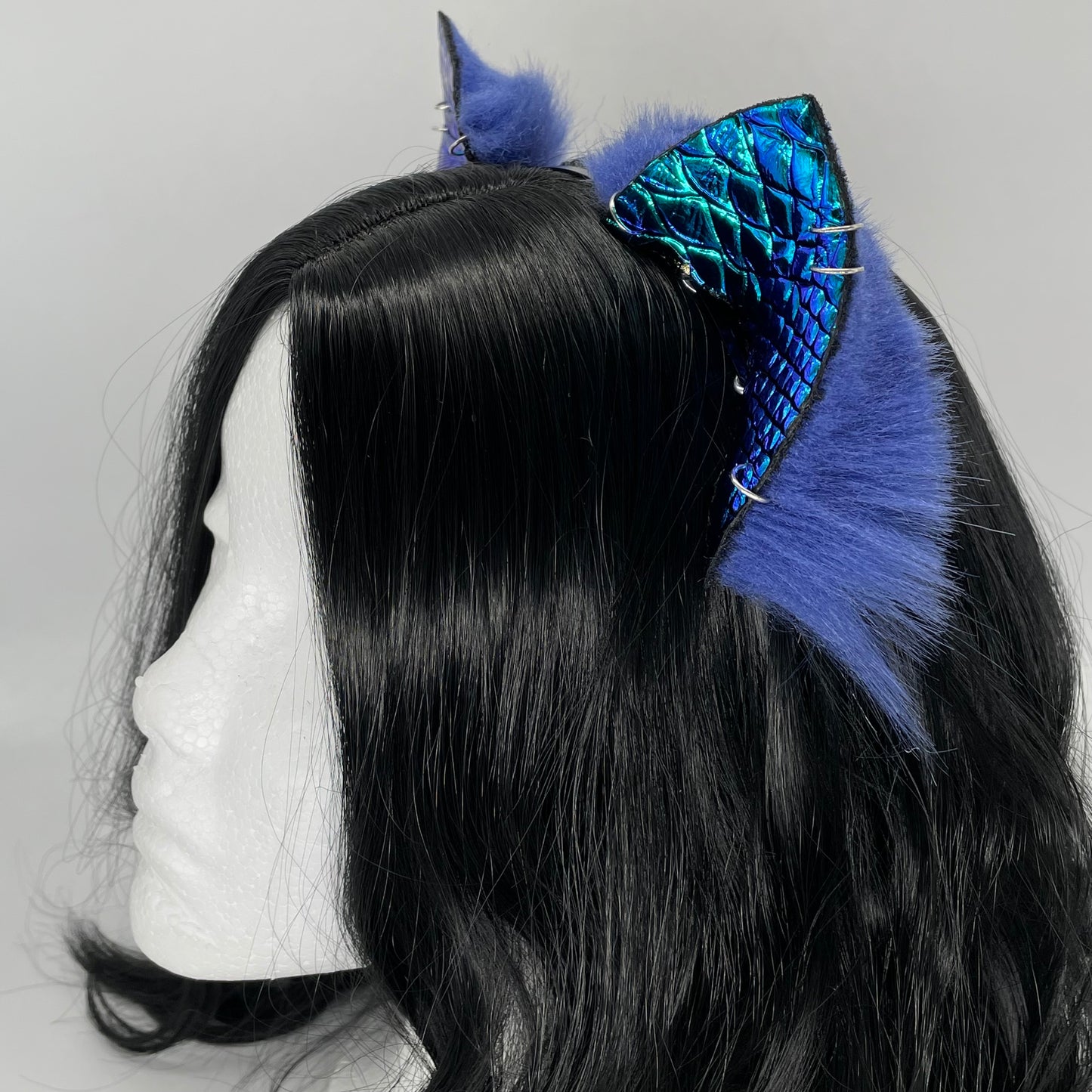 Mer-Kitten Ears (Pleather & Fur)