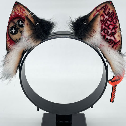 “Always Check Your Candy” Cat Ears