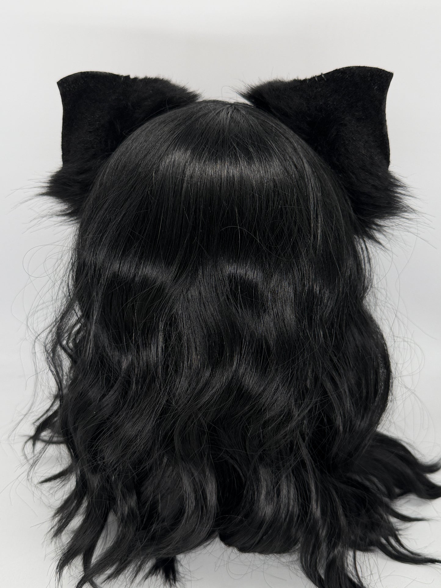 Crypt Bat Ears (faux leather & fur)