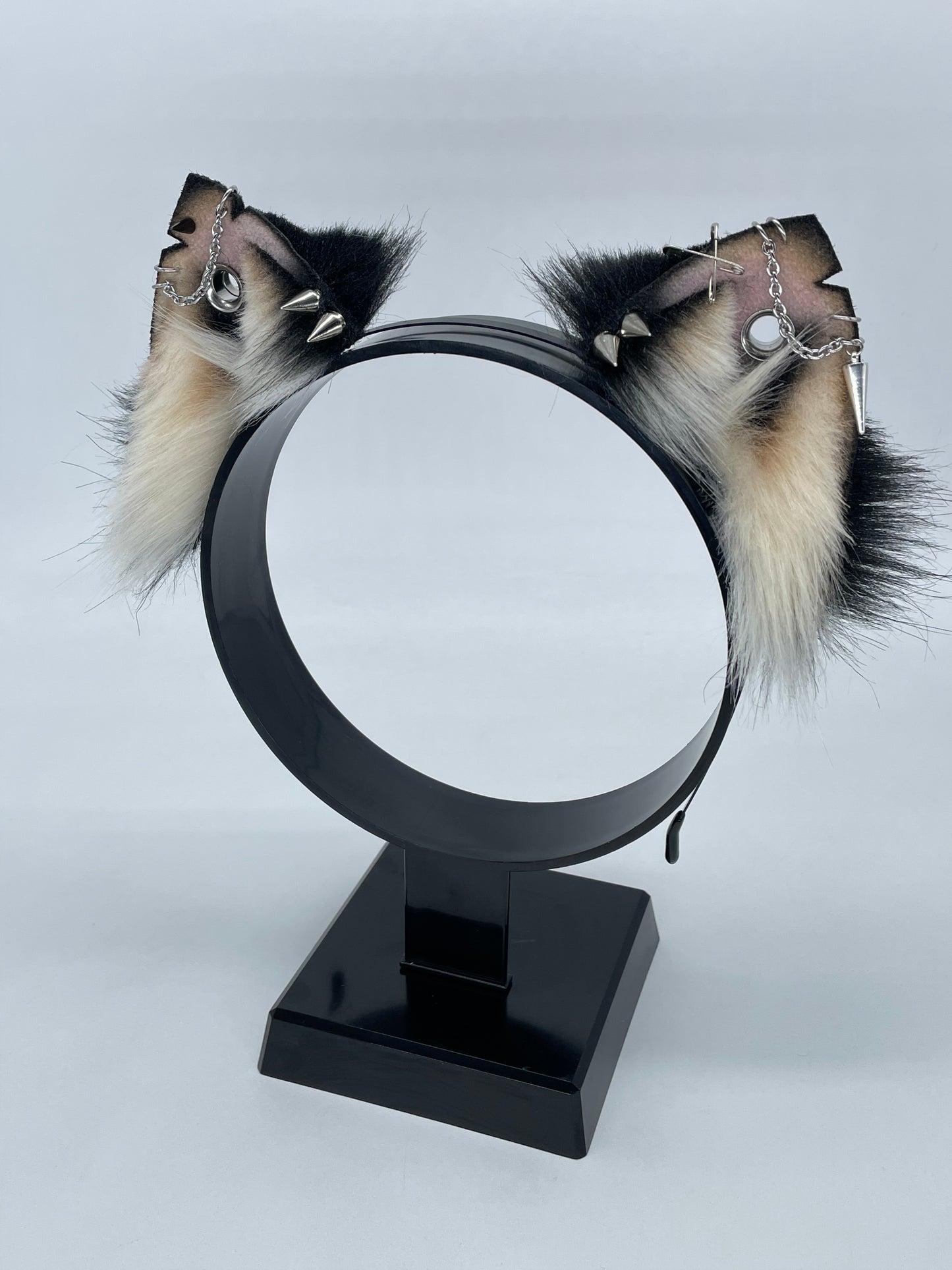 Punk Kitten Ears- Black & Tan