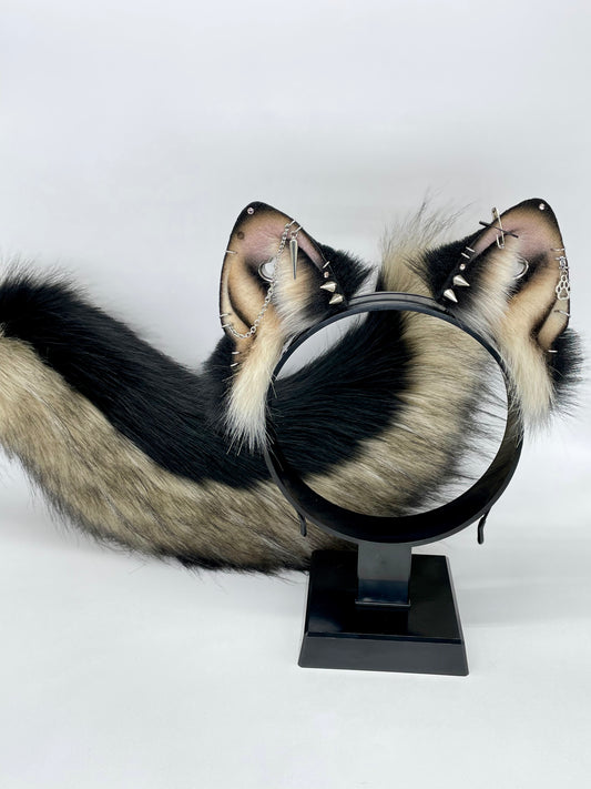 Black & Tan Punk Shiba Inu Set