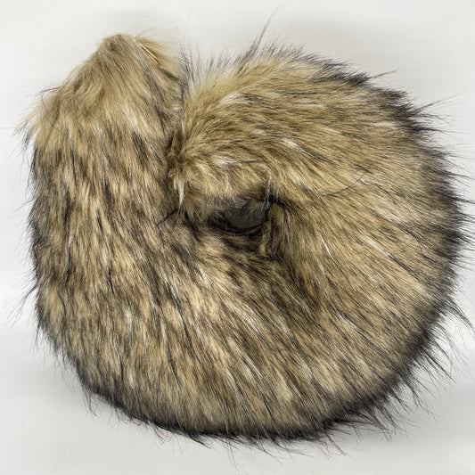 Brown Curled Canine Tail