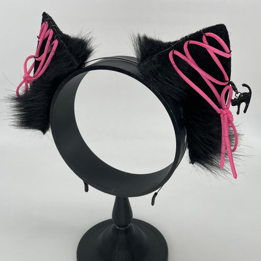 Corset Black Cat ears