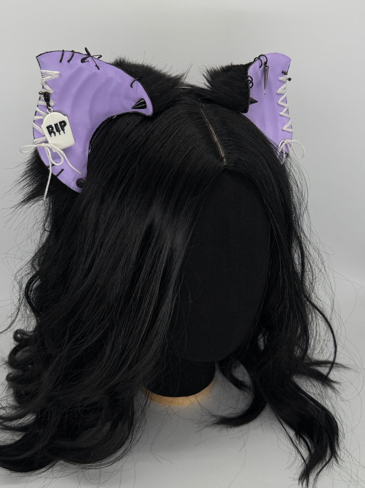 Leather & Laced -Pastel Goth Crypt Bat Ears