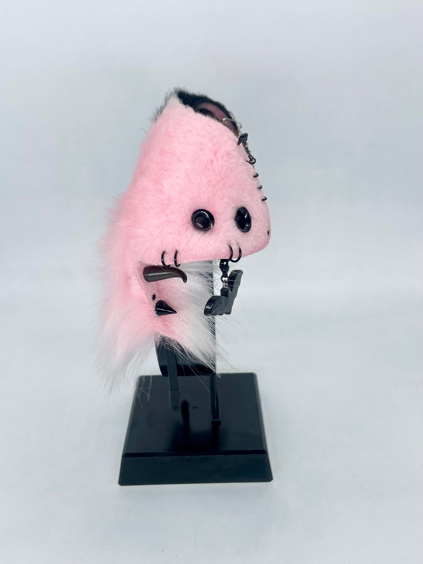 Punk Pup Set- Pink & Black Mismatch