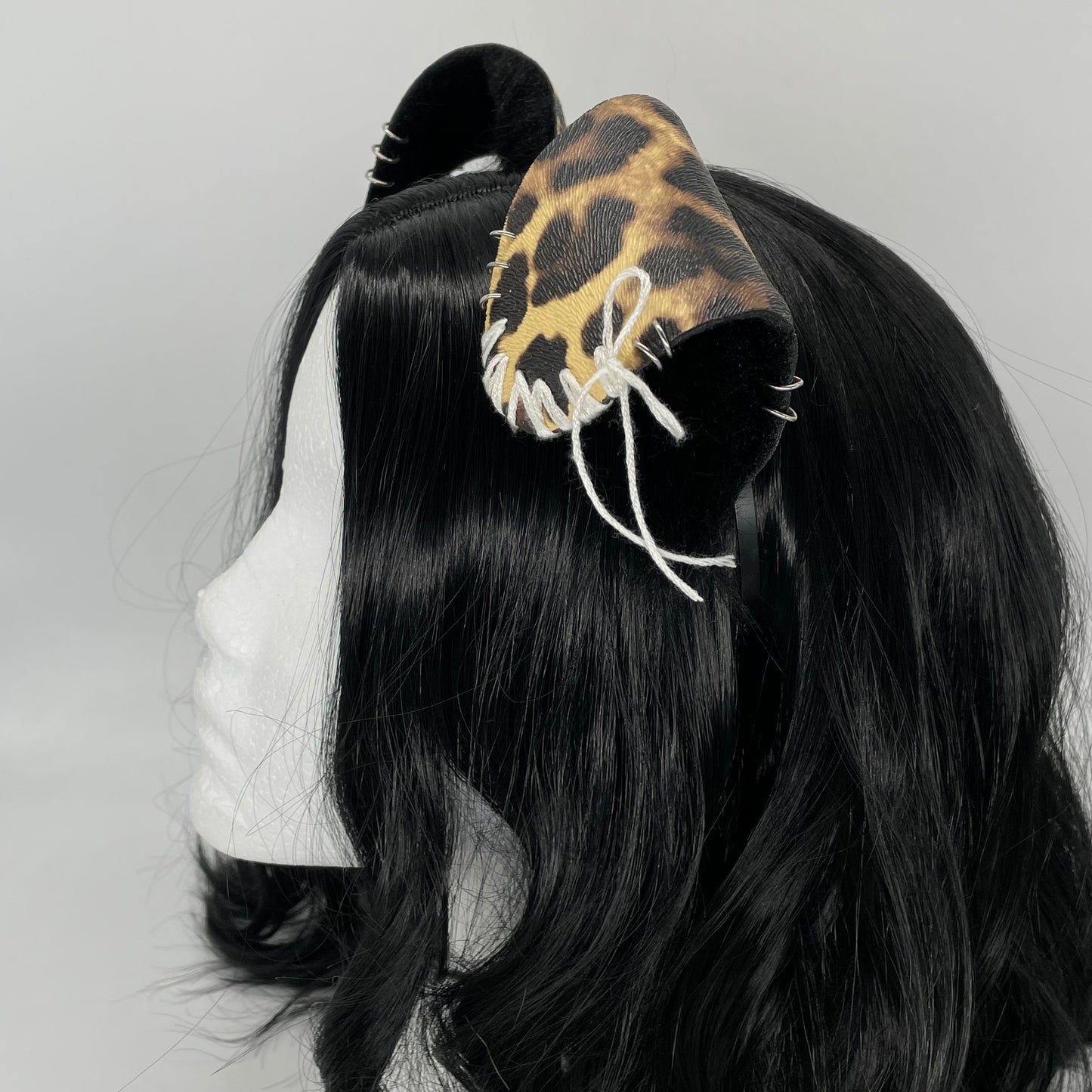 Cheetah Puppy Ears (Pleather & Fur)