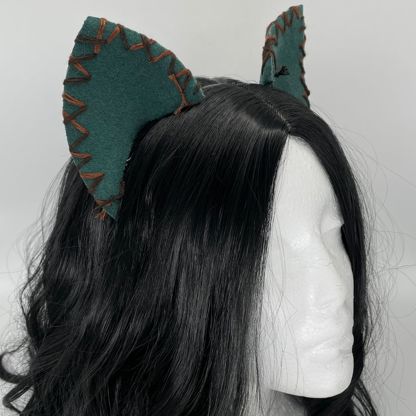 Stitched Up Wool Cat Ears