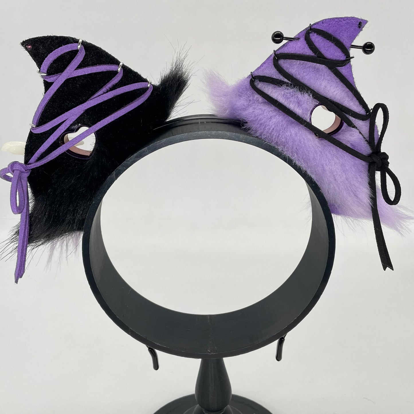 Corset Baby Bat ears- Lavender Pastel Goth