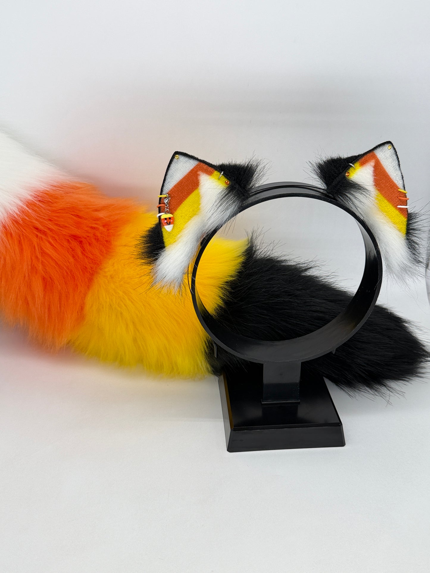 Candy Corn Kitten Set