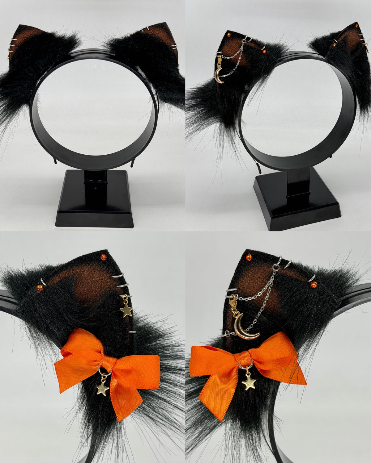 Halloweentown’s Little Familiar- Kitten Ear & Tail Set