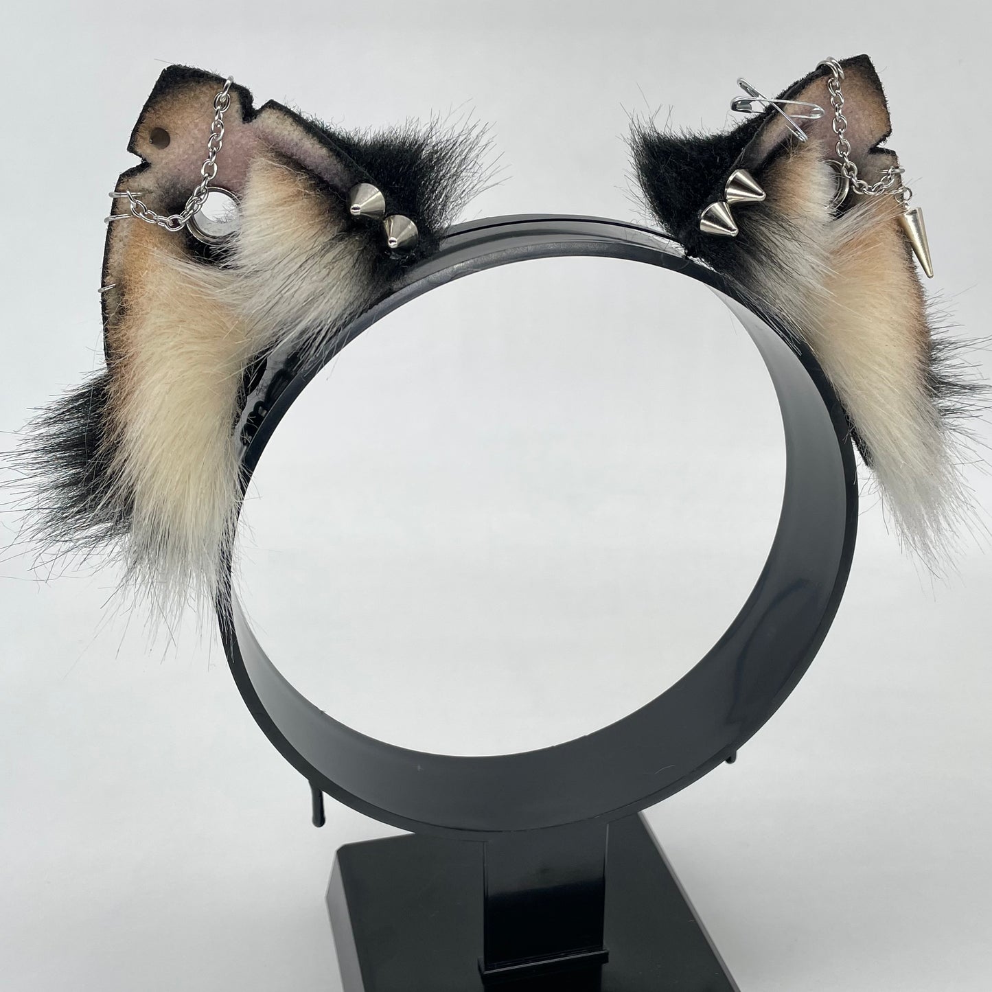 Punk Kitten Ears- Black & Tan