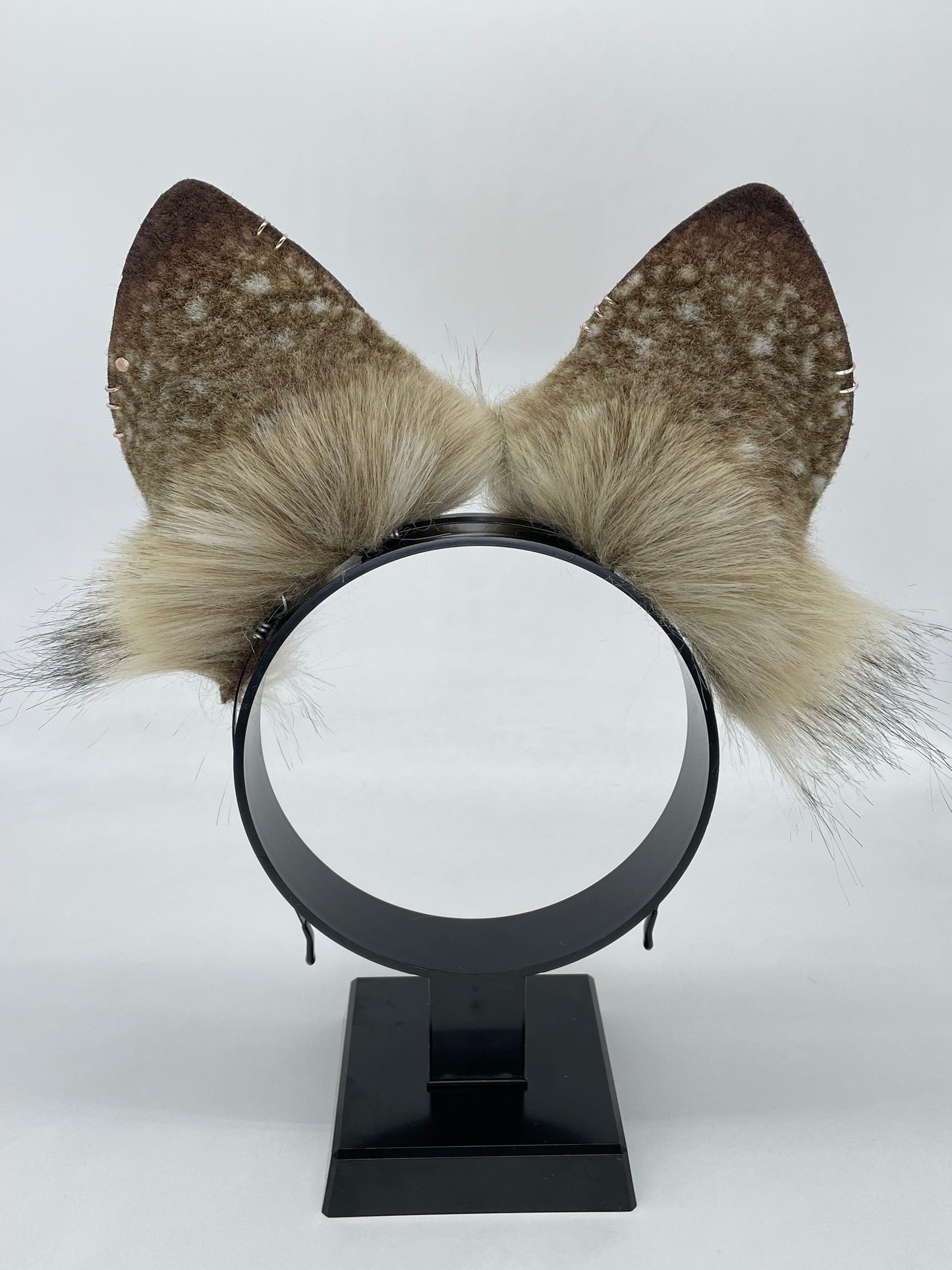Toffee & Cream Spotted Bunny Ears