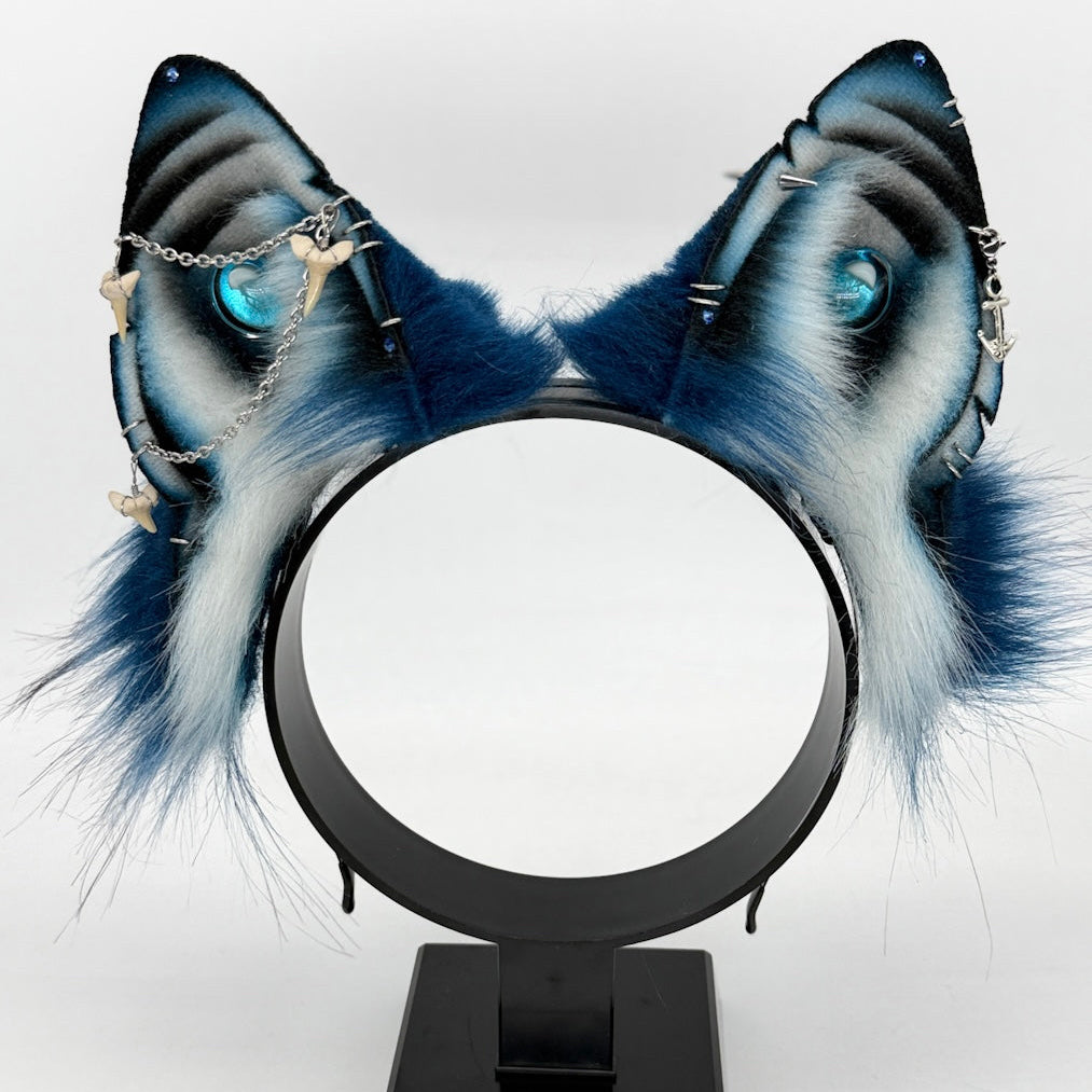 Blue Shark Ears (German Shepherd shape)