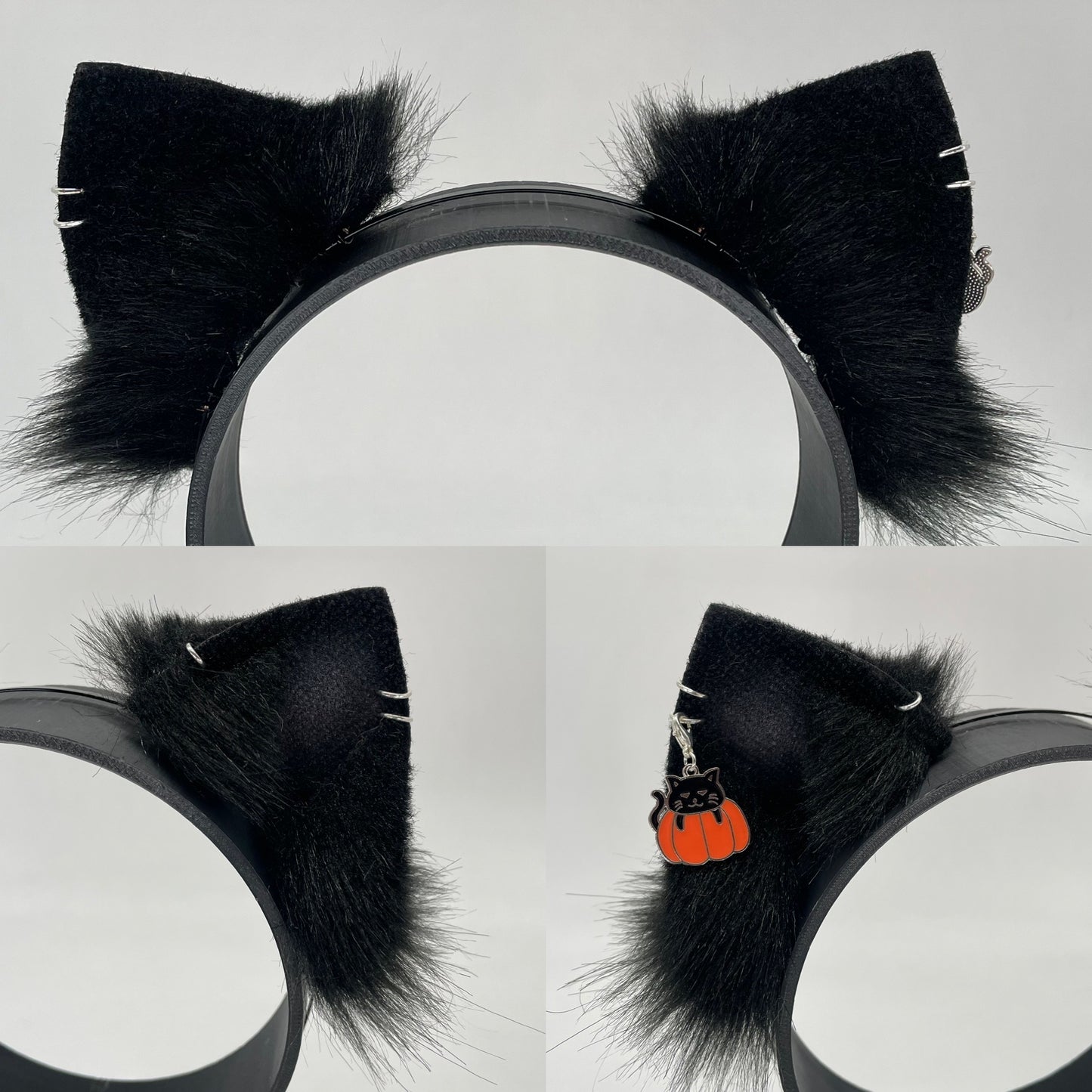 Binx Kitten ears- Silver Hardware