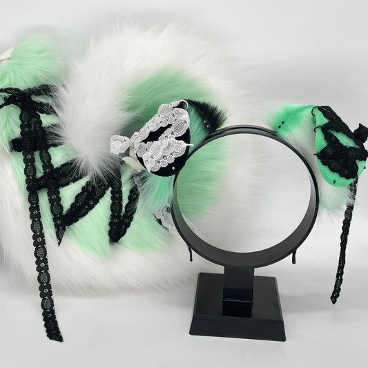 Laced Up Puppy Set- Mint Mismatch