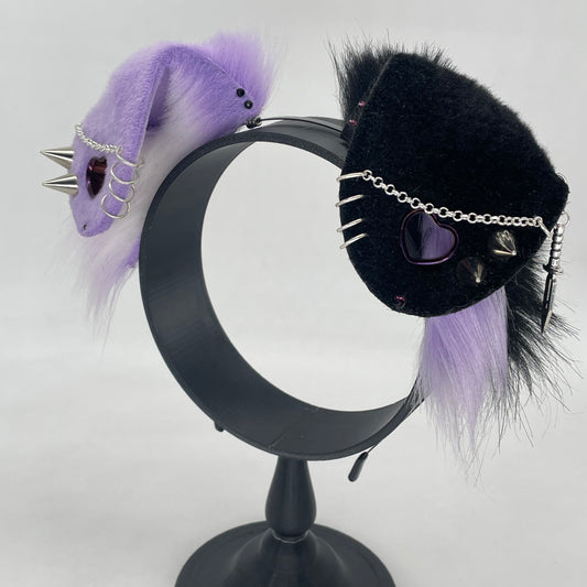 PRE-ORDER- Lavender Punk Puppy ears