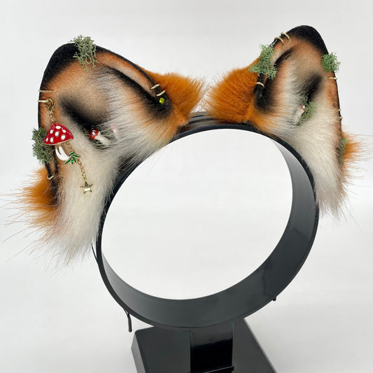 Cottagecore Red Fox Kit Ears