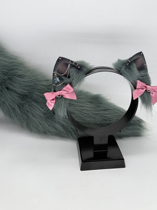 Russian Blue Kitten Set