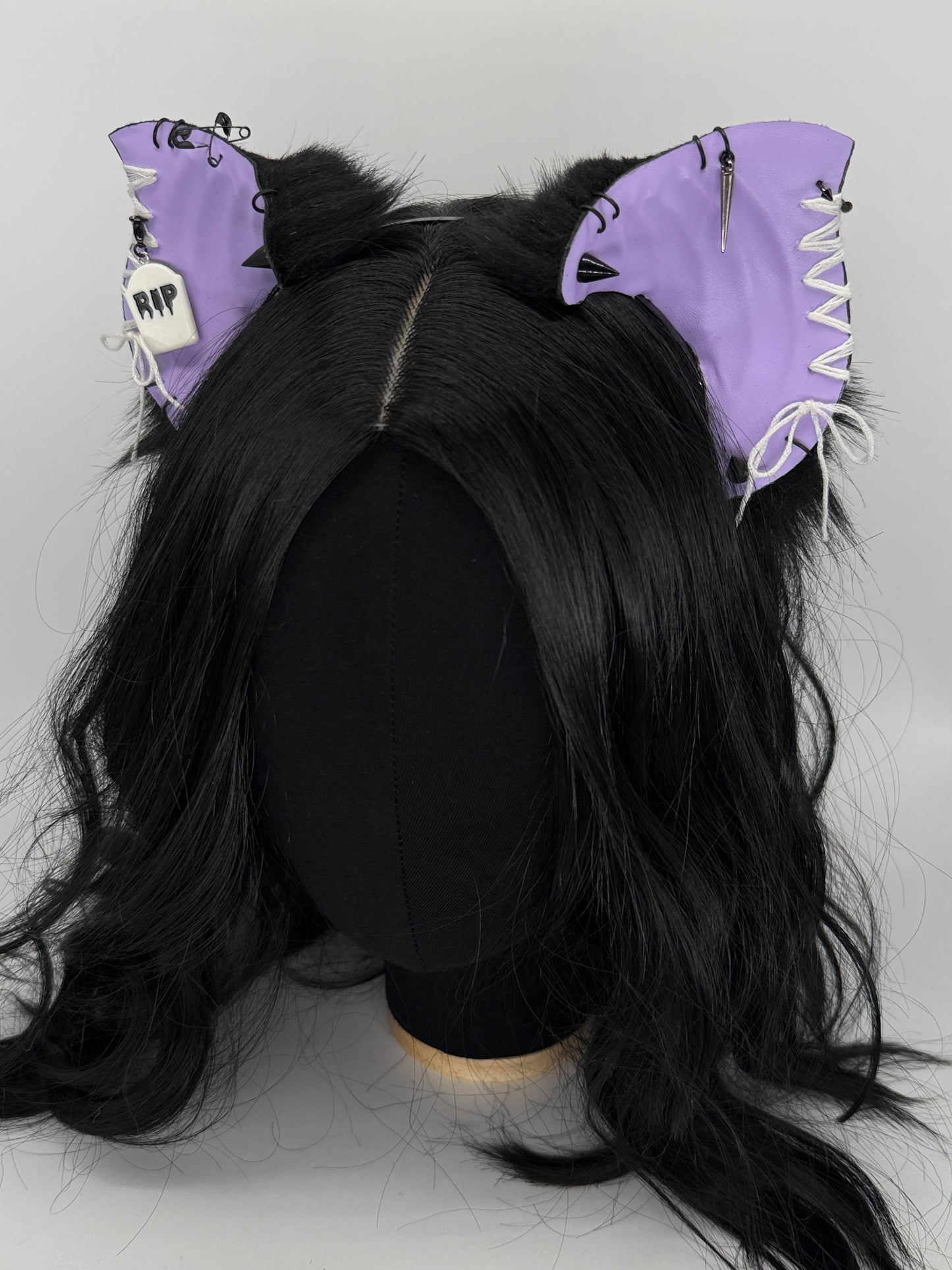 Leather & Laced -Pastel Goth Crypt Bat Ears