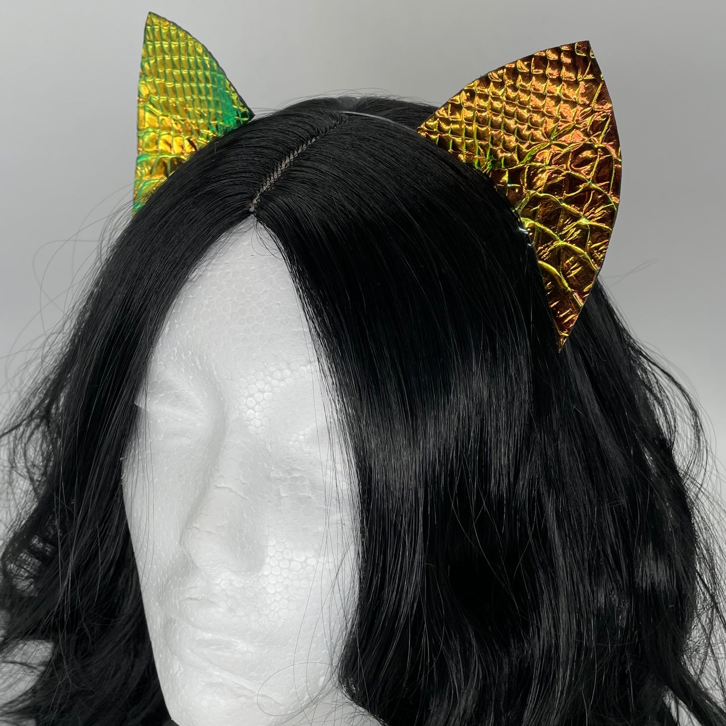 Dragon Scale Kitten Ears (Full Pleather)