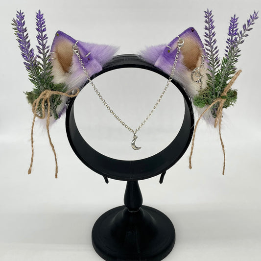 Lavender Fairy Kitten ears